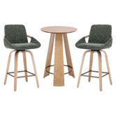 Cassington Home 2 Seater Lucinda Bar Table Set