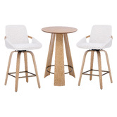 Cassington Home 2 Seater Lucinda Bar Table Set