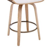 Cassington Home 66cm Livia Chenille Swivel Bar Stools