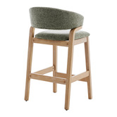 Cassington Home 67cm Jade Chenille Bar Stools