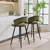 Cassington Home 74cm Dashiell Upholstered Bar Stools