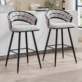 Cassington Home 74cm Dashiell Upholstered Bar Stools