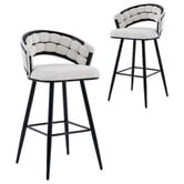 Cassington Home 74cm Dashiell Upholstered Bar Stools