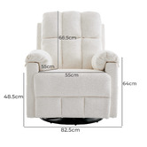 Cassington Home Ellery Upholstered Recliner Armchair