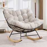 Cassington Home Leon Upholstered Rocking Chair