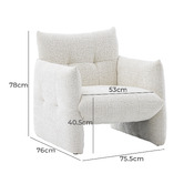 Cassington Home Hattie Upholstered Accent Chair