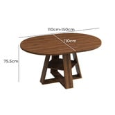 Cassington Home Kenrith Extendable Dining Table