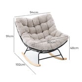 Cassington Home Leon Upholstered Rocking Chair