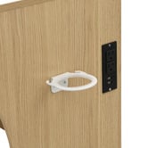 Cassington Home 2 Piece Tetia LED Dressing Table &amp; Stool Set