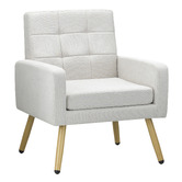 Cassington Home Blaise Linen-Look Armchair