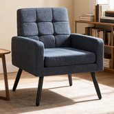 Cassington Home Blaise Linen-Look Armchair