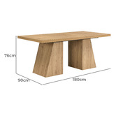 Cassington Home Saru Rectangular Dining Table