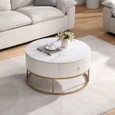 Cassington Home Lulu Sintered Stone Coffee Table