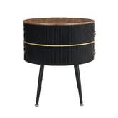 Cassington Home Reden 2 Drawer Bedside Table