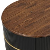 Cassington Home Reden 2 Drawer Bedside Table