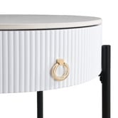 Cassington Home Blanca Sintered Stone Bedside Table