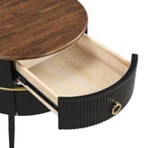Cassington Home Reden 2 Drawer Bedside Table