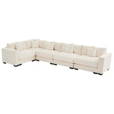 Cassington Home Winona 5 Seater Corduroy Modular Sofa