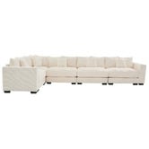 Cassington Home Winona 5 Seater Corduroy Modular Sofa