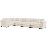Cassington Home Winona 5 Seater Corduroy Modular Sofa