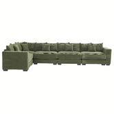 Cassington Home Winona 5 Seater Corduroy Modular Sofa