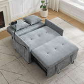 Cassington Home Seymour 2 Seater Single Chenille Sofa Bed