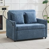 Cassington Home Seymour 2 Seater Single Chenille Sofa Bed