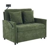 Cassington Home Seymour 2 Seater Single Chenille Sofa Bed