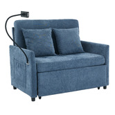 Cassington Home Seymour 2 Seater Single Chenille Sofa Bed