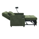 Cassington Home Seymour 2 Seater Single Chenille Sofa Bed