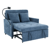 Cassington Home Seymour 2 Seater Single Chenille Sofa Bed