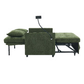 Cassington Home Seymour 2 Seater Single Chenille Sofa Bed