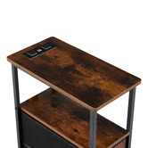 Cassington Home Vista Side Table with Charging Station
