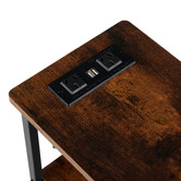Cassington Home Vista Side Table with Charging Station