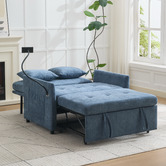 Cassington Home Seymour 2 Seater Single Chenille Sofa Bed