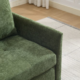 Cassington Home Seymour 2 Seater Single Chenille Sofa Bed