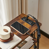 Cassington Home Vista Side Table with Charging Station