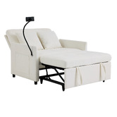 Cassington Home Seymour 2 Seater Single Chenille Sofa Bed