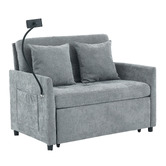 Cassington Home Seymour 2 Seater Single Chenille Sofa Bed