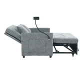 Cassington Home Seymour 2 Seater Single Chenille Sofa Bed