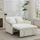 Cassington Home Seymour 2 Seater Single Chenille Sofa Bed