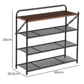 Cassington Home Winscon Foldable Shoe Rack