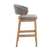 Cassington Home 67cm Jade Chenille Bar Stools