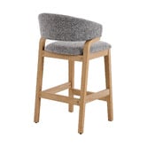 Cassington Home 67cm Jade Chenille Bar Stools