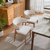 Cassington Home Jade Chenille Dining Chairs