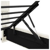 Cassington Home Lotus Teddy Gas Lift Bed Frame with Charging Station