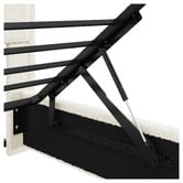 Cassington Home Lotus Teddy Gas Lift Bed Frame with Charging Station