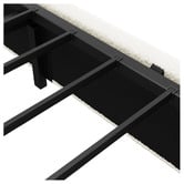 Cassington Home Lotus Teddy Gas Lift Bed Frame with Charging Station