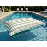 Aquabags Striped Outdoor Pool Float Bean Bag