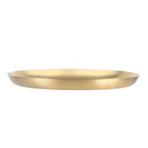Zanzi Satin Brass Round Serving Tray